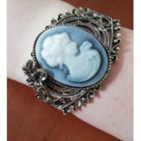 Vintage Style Cuff Bangle Bracelet Retro Bronze - Picture 2 of 6